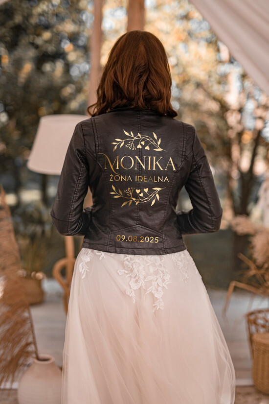 Panna Młoda  naklejki  naklejka na szlafrok, kurtkę dla Panny Młodej, napis na sesję zdjęciową Zona Idealna, różne kolory n 02/naklejka/PannaMłoda