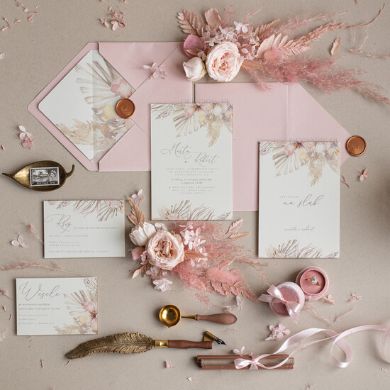 Zaproszenia ślubne Proste i Nowoczesne  proste zaproszenia ślubne, minimalistyczne zaproszenia na ślub i wesele, delikatne zaproszenia slubn 01/NowKwk/z24