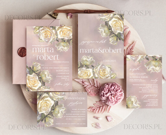 Zaproszenia ślubne Proste i Nowoczesne  rustykalne zaproszenia ślubne, minimalistyczne zaproszenia na ślub, delikatne zaproszenia slubne pro 02/NowKol/z24