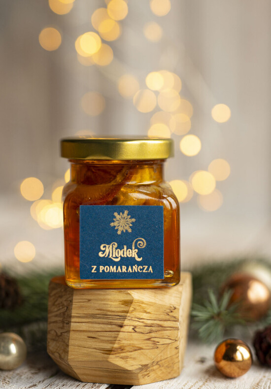 drobne prezenty dla firm MIODY KONFITURY SOKI Drobne prezenty Dla Firm miód z cynamonem, miody drobne upominki  dla pracowników, 13/MKJ/UMIsP
