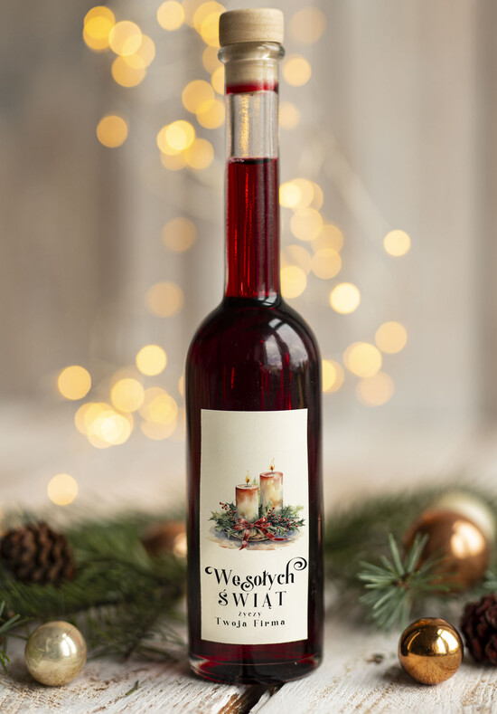 drobne prezenty dla firm MIODY KONFITURY SOKI Upominki firmowe na Boże Narodzenie sok malinowy, drobne upominki na święta dla pracowników 07/MKJ/USOK