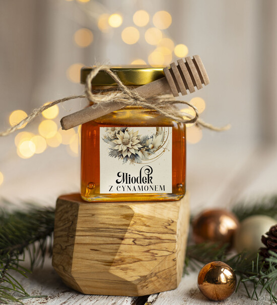 drobne prezenty dla firm MIODY KONFITURY SOKI Drobne prezenty dla firm miód z maliną i miodownikiem , drobne upominki na święta dla pracowników 10/MKJ/UMIsM