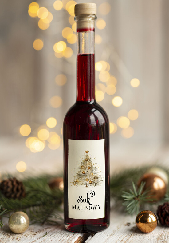 drobne prezenty dla firm MIODY KONFITURY SOKI Upominki firmowe na Boże Narodzenie sok malinowy, drobne upominki na święta dla pracowników 04/MKJ/USOK