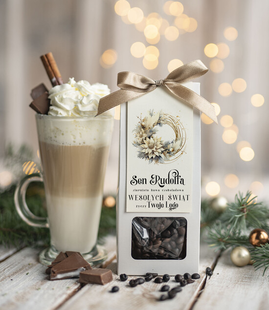 drobne prezenty dla firm HERBATA KAWA Drobne prezenty dla firm na boże narodzenie kawa czekoladowa, drobne upominki na święta dla pracowni 10/MKJ/UKAWACzSR