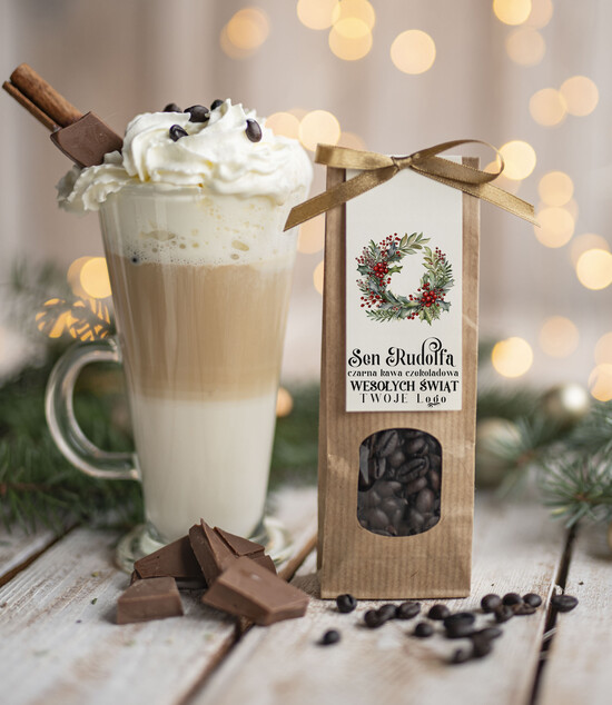 drobne prezenty dla firm HERBATA KAWA Drobne prezenty dla firm na boże narodzenie kawa czekoladowa, drobne upominki na święta dla pracowni 08/MKJ/UKAWACz