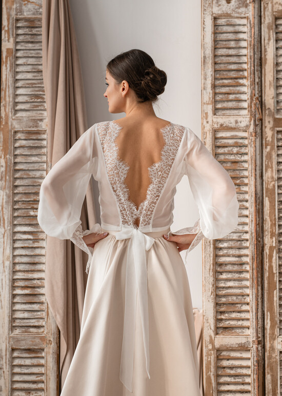 Panna Młoda Bolerka bolerka, narzutki, sweterki bolerko na letni ślub odkryte plecy, koronkowe bolerko do sukni ślubnej, delikatne bolerko ślubne, k 04/BolM/Bol