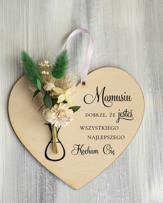 Prezenty dla Mamy kwiaty flowerboxy tabliczka z życzeniami do powieszenia na dzień Mamy prezent dla Mamy z okazji dnia Matki, kwiaty pre 06/DrFB/Mama