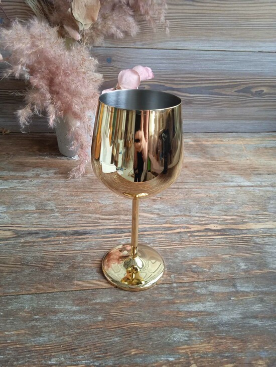 OUTLET OUTLET złoty kieliszek do wina, wyprzedaż złoty kieliszek 01/kieliszek/outlet