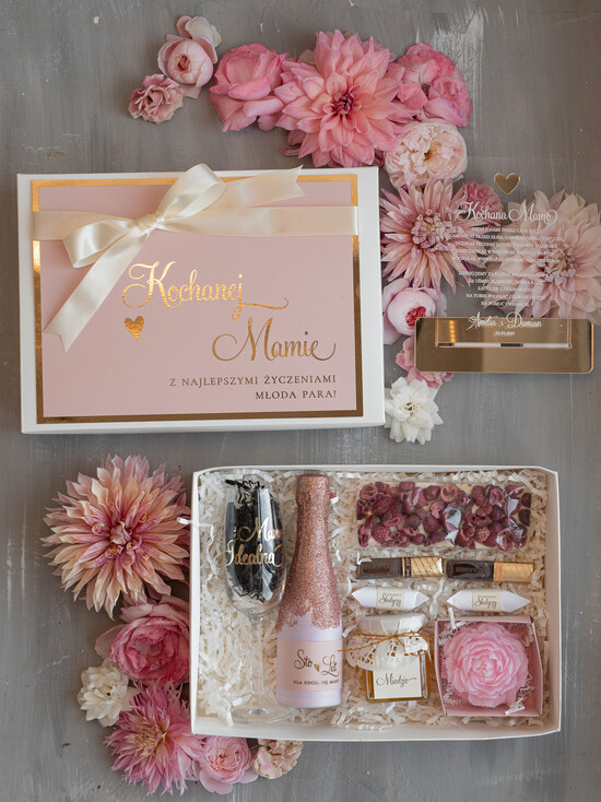 Prezenty, Podziękowania dla Mamy  zestawy do szampana Prezent dla Mamy szampanówka Mama Idealna, Fajne pomysły na prezent dla Mamy, podziękowanie dla Mamy 02/boxNsz/Mama