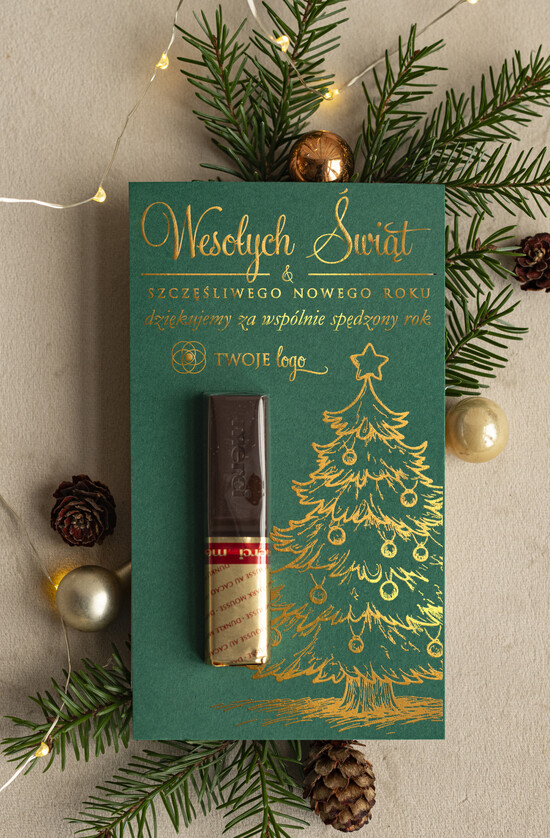 Prezenty Oferta dla Salonów BEAUTY drobne prezenty słodkości miody ciasteczka czekoladka Merci podziękowania dla klientki salonu kosmetycznego, prezent od fryzjerki dla klientek, 02/MciZŁ/xmasDp