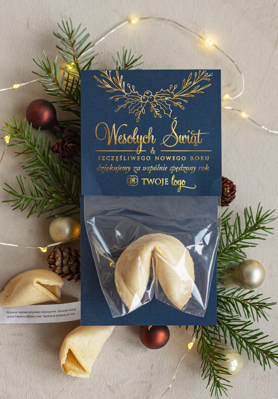 Prezenty Oferta dla Salonów BEAUTY drobne prezenty słodkości miody ciasteczka ciasteczko z wróżbą podziękowania dla klientki salonu kosmetycznego, prezent od fryzjerki dla klient 03/CtkoWDZŁ/xmasDp