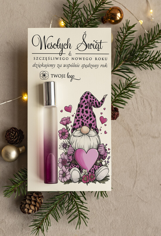 Drobne prezenty kosmetyczne roller perfumowany Roller perfumowany podziękowania dla klientki, prezent od stylistki rzęs dla klientek, upominek  boż 02/Rll/xmasDpBty