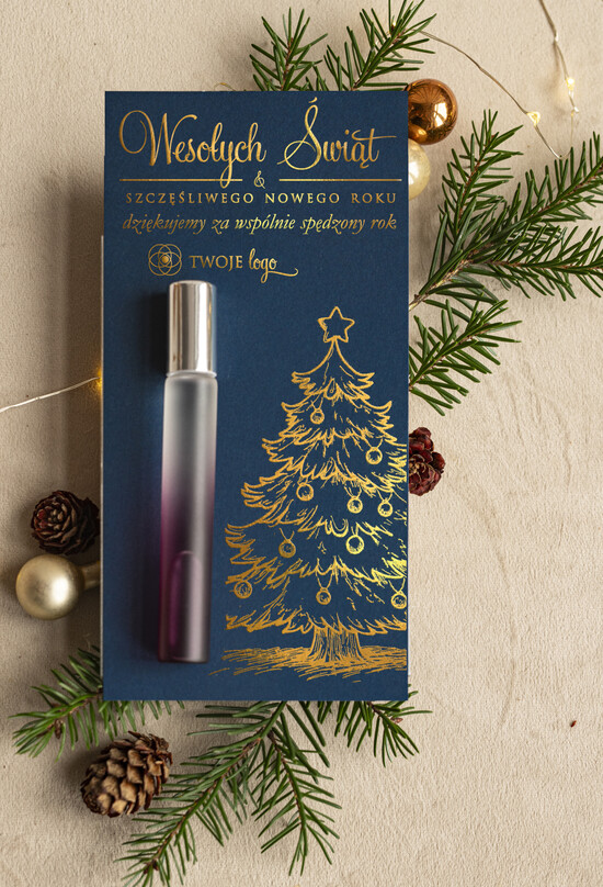 Drobne prezenty kosmetyczne roller perfumowany Roller perfumowany podziękowania dla klientki, prezent od stylistki rzęs dla klientek, upominek  boż 02/RllZŁ/xmasDpBty