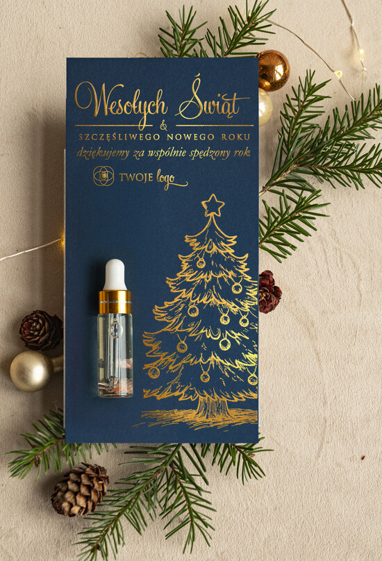 Drobne prezenty kosmetyczne olejek do paznokci  olejek do paznokci podziękowania dla klientki prezent od stylistki dla klientek, upominek  bożonarod 03/olpazZŁ/xmasDpBty