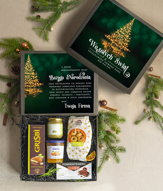 Prezenty oferta dla Firm Premium selection  prezenty biznesowe dla firm włoskie smaki, Gusto Italiano upominki na święta dla pracowników,  boxy 05/BoxDIT/swieta