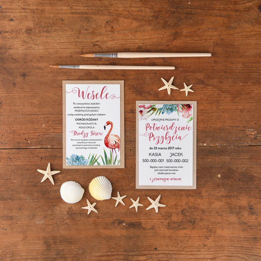 Zaproszenia ślubne morskie / marine spersonalizowane zaproszenia ślubne marine dla miłośników morza i wody  3