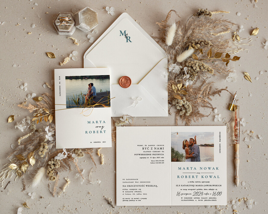 Zaproszenia ślubne Ze zdjęciem  nowoczesne zaproszenia na ślub, zaproszenia ślubne ze zdjęciem0