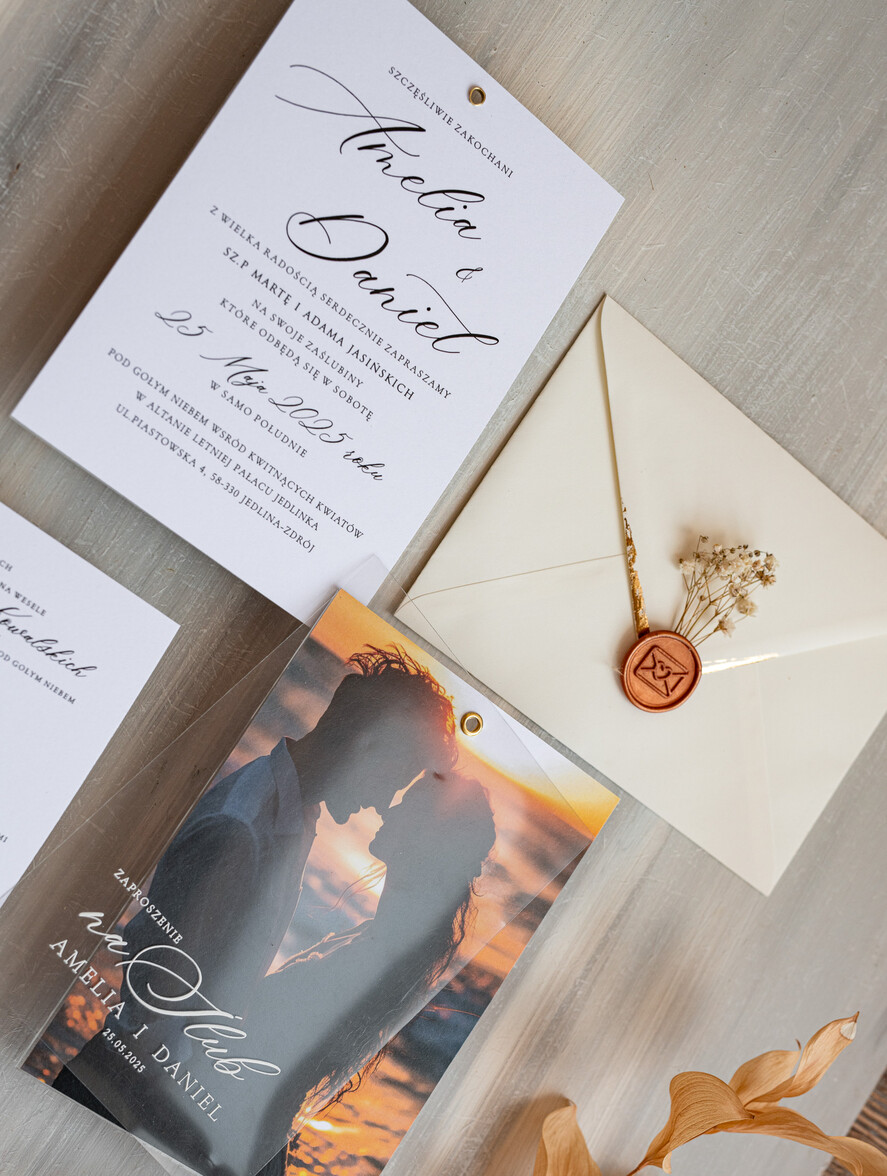 Zaproszenia ślubne Ze zdjęciem  zaproszenia ślubne ze zdjęciem, eleganckie zaproszenie na ślub i wesele ze zdjęciem, zdjęcie Pary Młodej na zaproszeniach ślubnych6