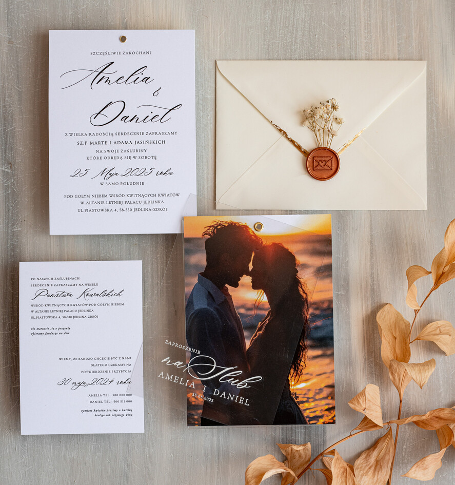 Zaproszenia ślubne Ze zdjęciem  zaproszenia ślubne ze zdjęciem, eleganckie zaproszenie na ślub i wesele ze zdjęciem, zdjęcie Pary Młodej na zaproszeniach ślubnych0
