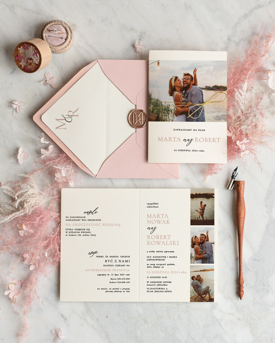 Zaproszenia ślubne Ze zdjęciem  nowoczesne zaproszenia na ślub, zaproszenia ślubne ze zdjęciem0