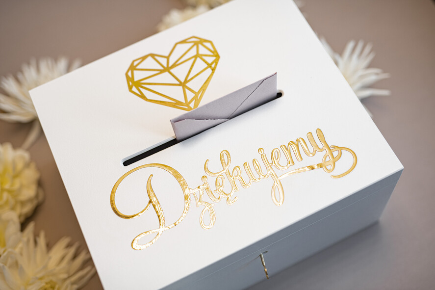 Pudełko na koperty  DREWNIANE ślubne pudełko na koperty drewniana  kopertówka na koperty szybka 1