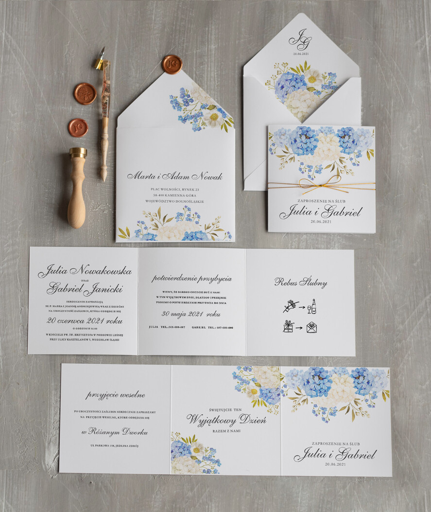Zaproszenia ślubne Natura zaproszenia na ślub w plenerze, boho glam może byc na rutykelne wesele0