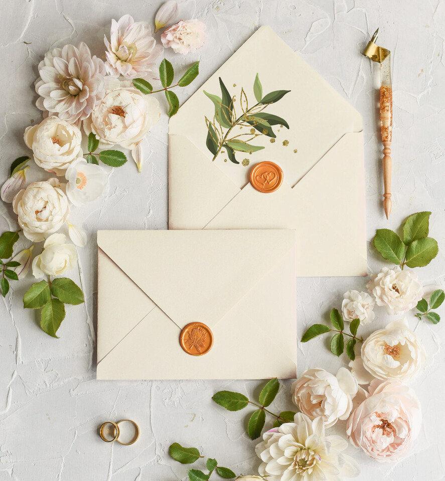 Zaproszenia ślubne Natura Proste Boho Zaproszenia Ślubne Listki  Minimalistyczne Zaproszenia na Ślub Delikatne Zaproszenie Ślubne4