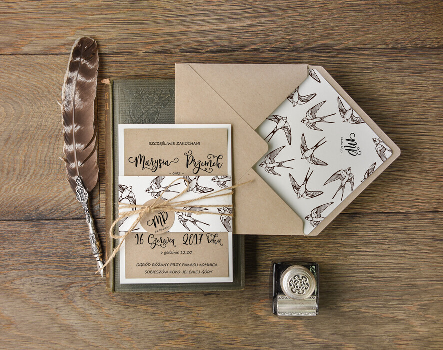 Zaproszenia ślubne Natura unikatowe zaproszenia ślubne inspirowane naturą  0