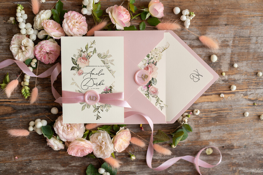Zaproszenia ślubne Natura eleganckie zaproszenia na ślub idealne na letnie uroczystościi3