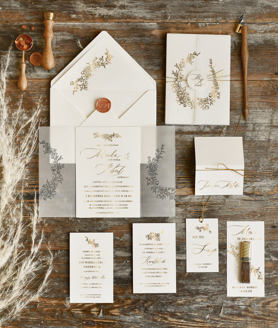 Zaproszenia ślubne Złote Glamour Złote  Minimalistyczne zaproszenia ślubne,  proste złocone zaproszenie ślubne Nowoczesne zaproszenie na ślub2