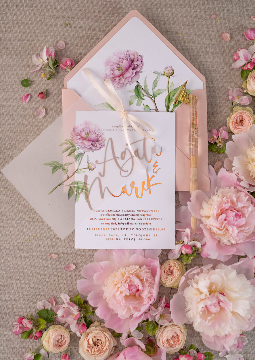 Zaproszenia ślubne Złote Glamour nowoczesne zaproszenia ślubne, glamour złota i srebrna folia2