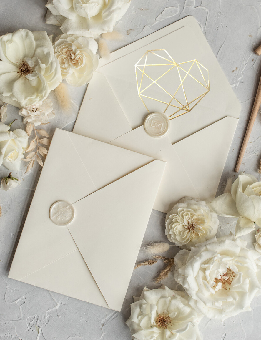 Zaproszenia ślubne Złote Glamour Złote  błyszczące zaproszenie na ślub z geometrycznym secem Złote Zaproszenia Ślubne z Listkami  Glamour Proste  Złocone Zaproszenie na Ślub3
