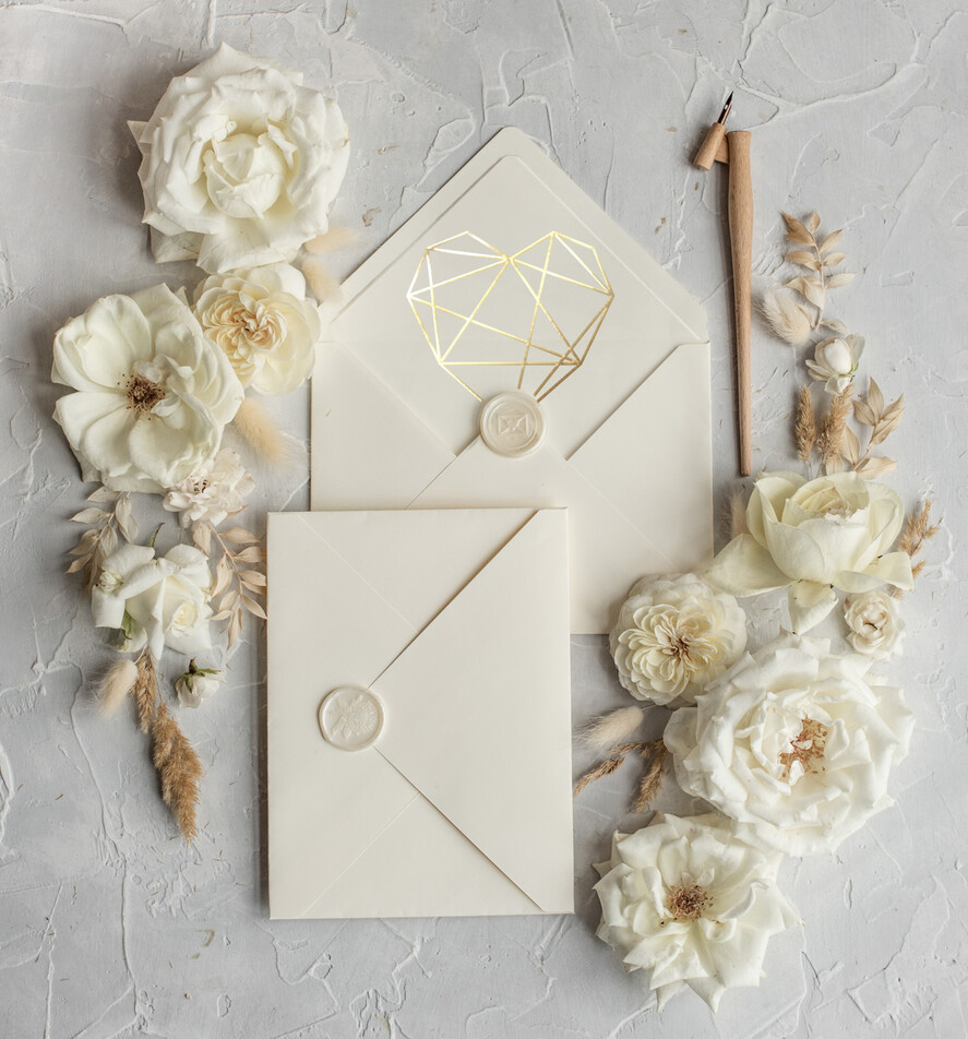 Zaproszenia ślubne Złote Glamour Złote  błyszczące zaproszenie na ślub z geometrycznym secem Złote Zaproszenia Ślubne z Listkami  Glamour Proste  Złocone Zaproszenie na Ślub5