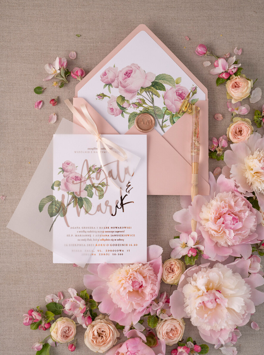 Zaproszenia ślubne Złote Glamour najpiękniejsze zaproszenia ślubne, idealne na wesele ze złotem4