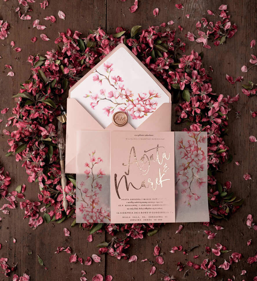 Zaproszenia ślubne Złote Glamour zaproszenia ślubne wykonywane ręcznie, glamour złota i srebrna folia2