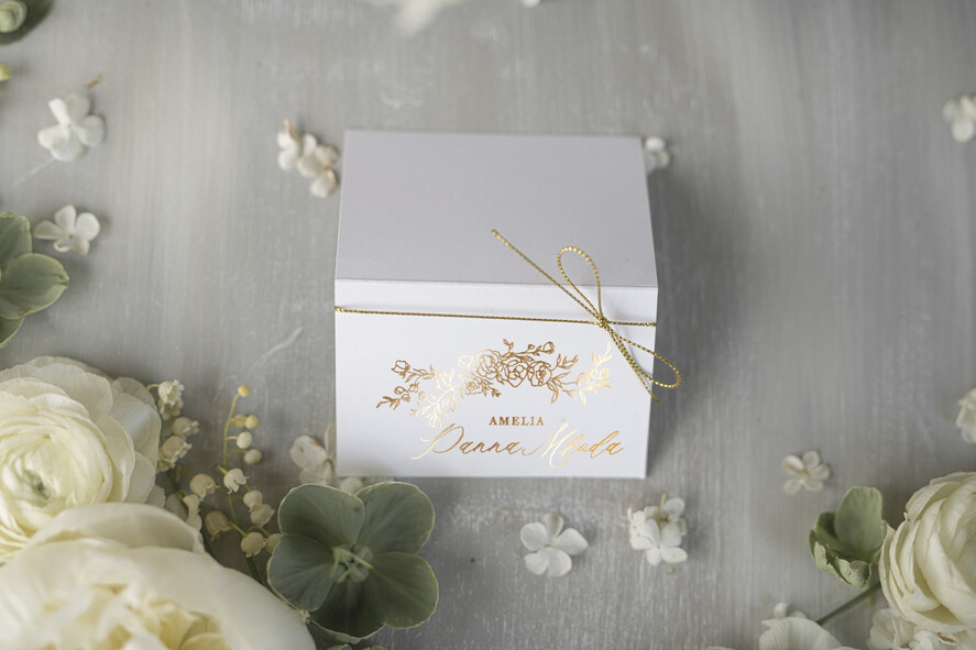 Zaproszenia ślubne Złote Glamour Minimalistyczne Zaproszenia Ślubne Złocone Zaproszenia na Ślub Ecru i Zloto8