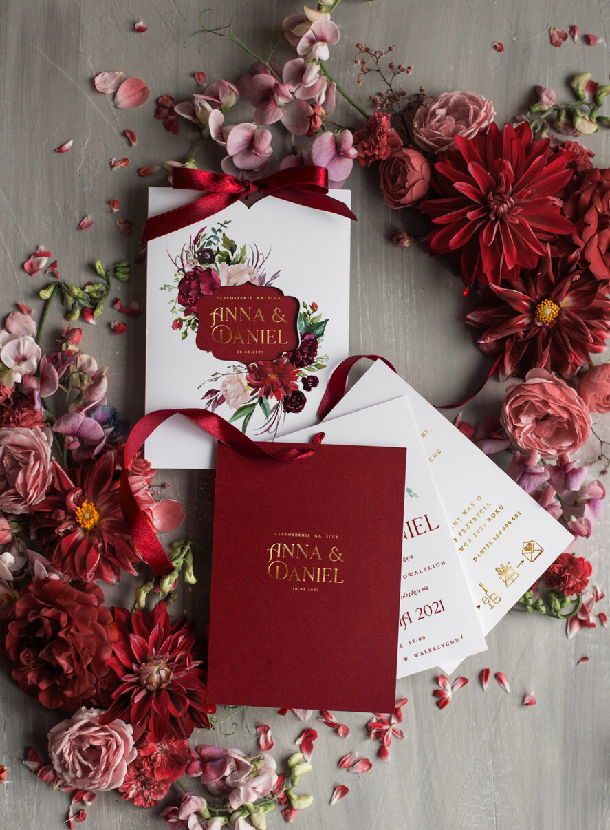 Zaproszenia ślubne Złote Glamour wyjątkowe zaproszenia ślubne glamour złote lub srebrne litery0