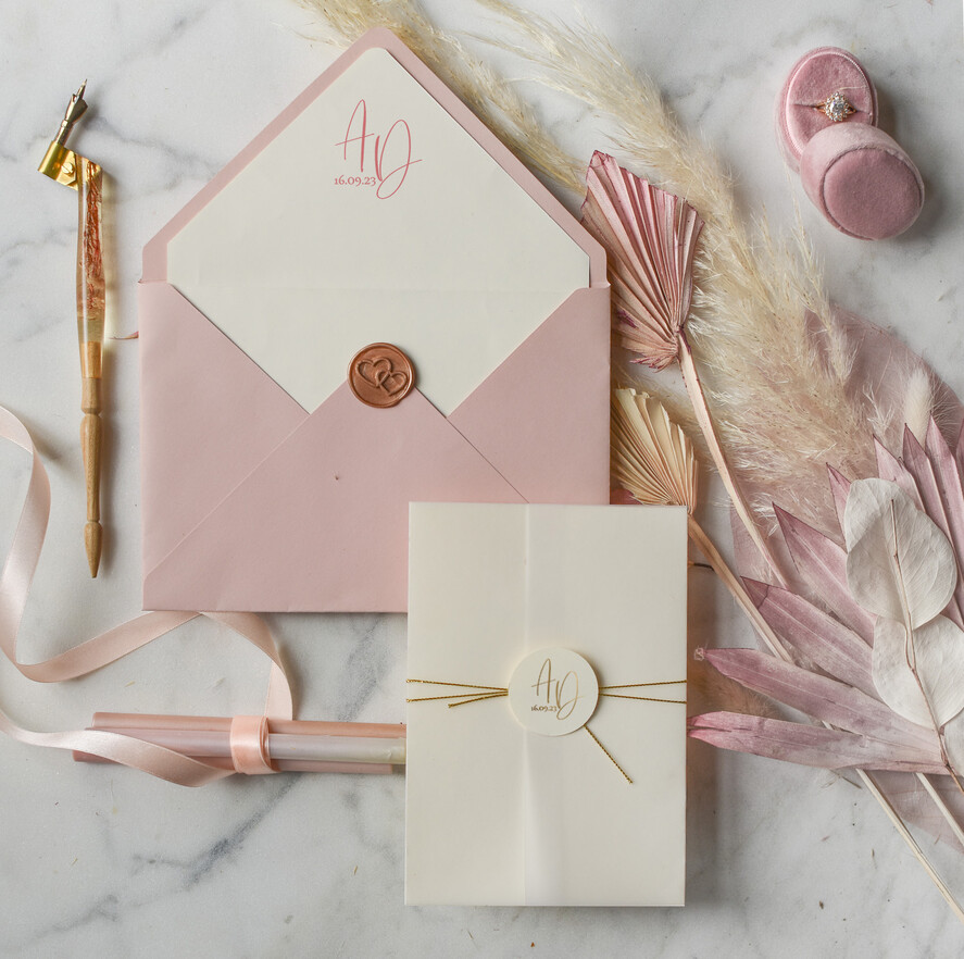 Zaproszenia ślubne Złote Glamour robione ręcznie zaproszenia ślubne, glamour złote i srebrne4