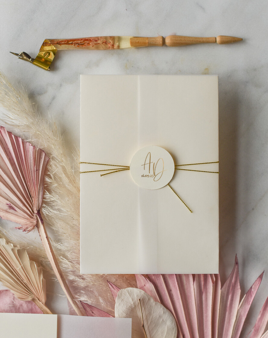 Zaproszenia ślubne Złote Glamour robione ręcznie zaproszenia ślubne, glamour złote i srebrne8