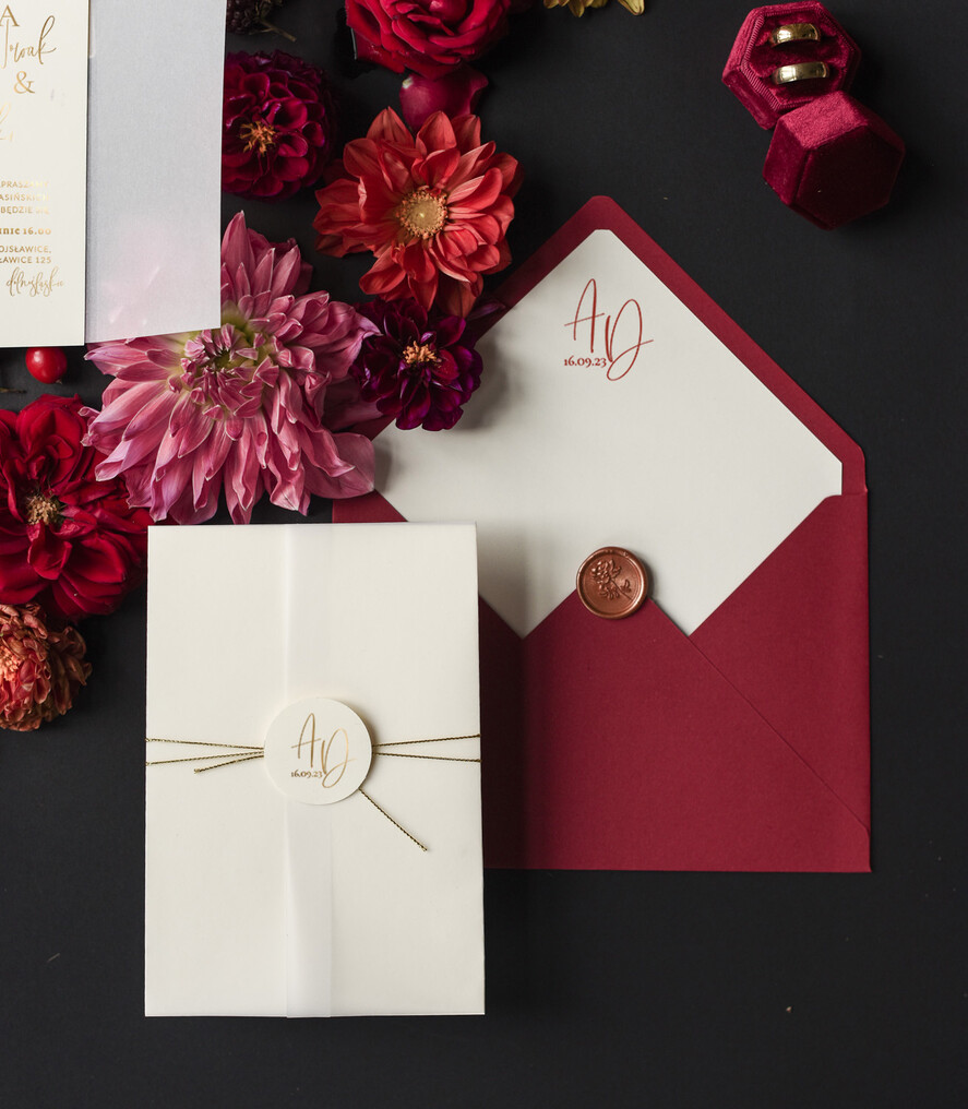 Zaproszenia ślubne Złote Glamour zaproszenia na ślub ręcznie robione, glamour błyszczące złote3