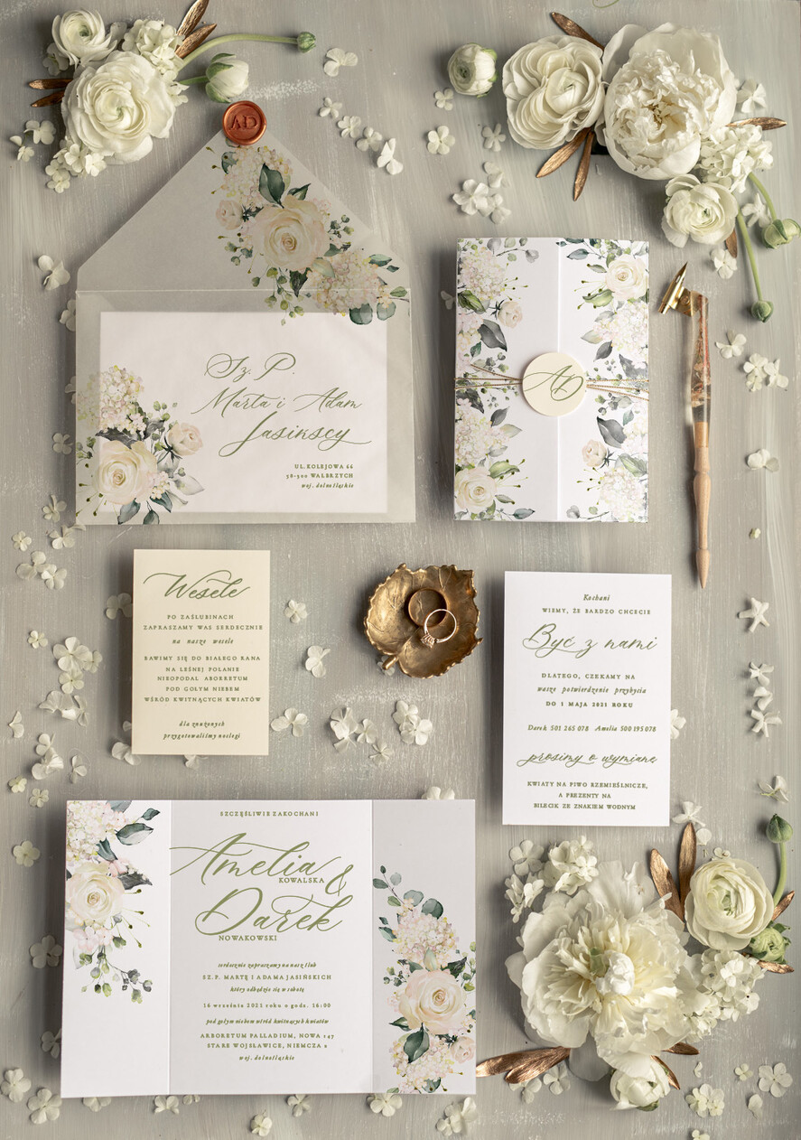 Zaproszenia ślubne Boho  Boho zaproszenia ślubne romantyczne Kremowe Róże  zaproszenie na ślub rustykalne  Zaproszenia na Ślub7