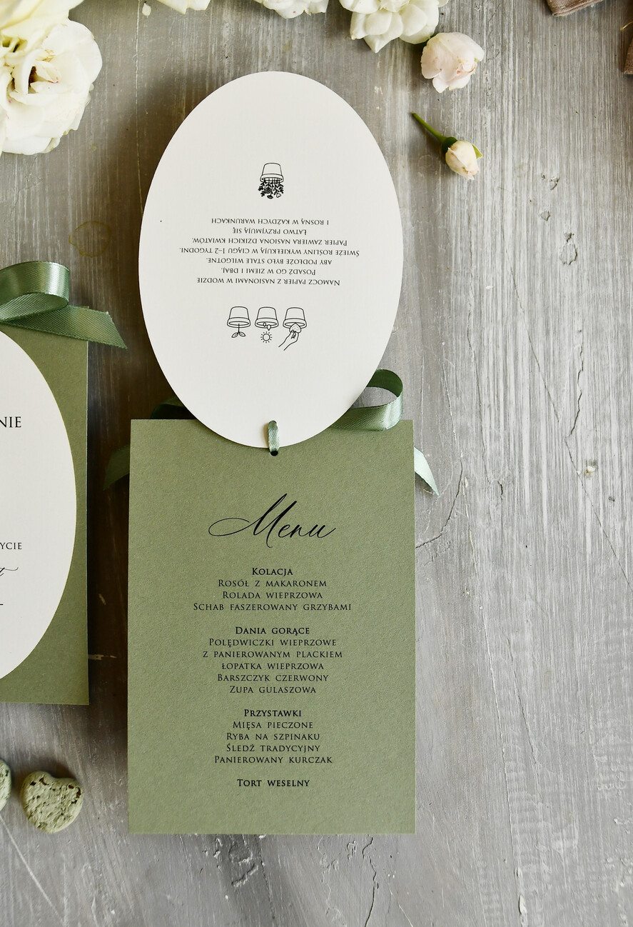 Winietki glamour winietka, podziękowanie dla gości i menu, winietki na stół weselny z prezentem4