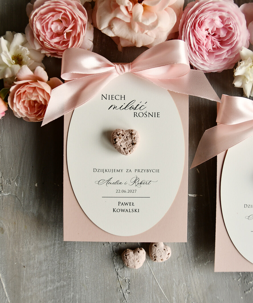 Winietki glamour winietka, podziękowanie dla gości i menu, winietki na stół weselny z prezentem1