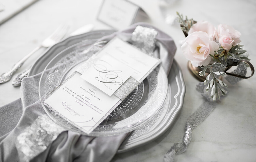 Menu glamour karta dań weselnych menu weselne plan podawania posiłków, złocone i eleganckie dowolna treść1