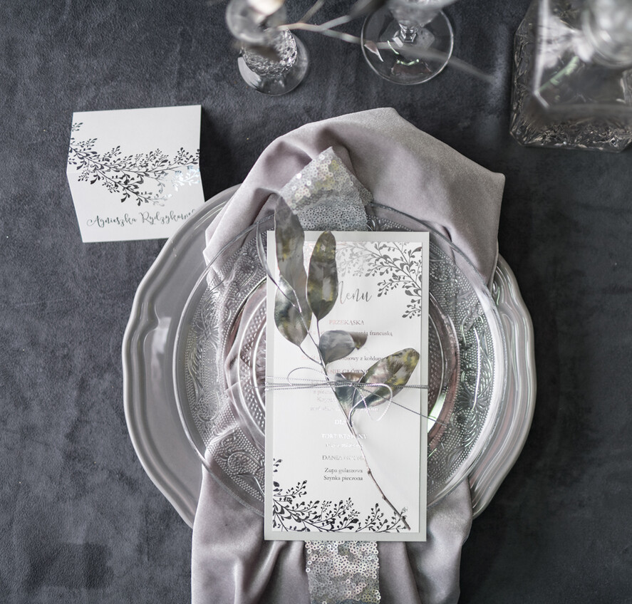 Menu glamour menu weselne na stoły karta dań weselnych, złote i eleganckie na klasyczne wesele0