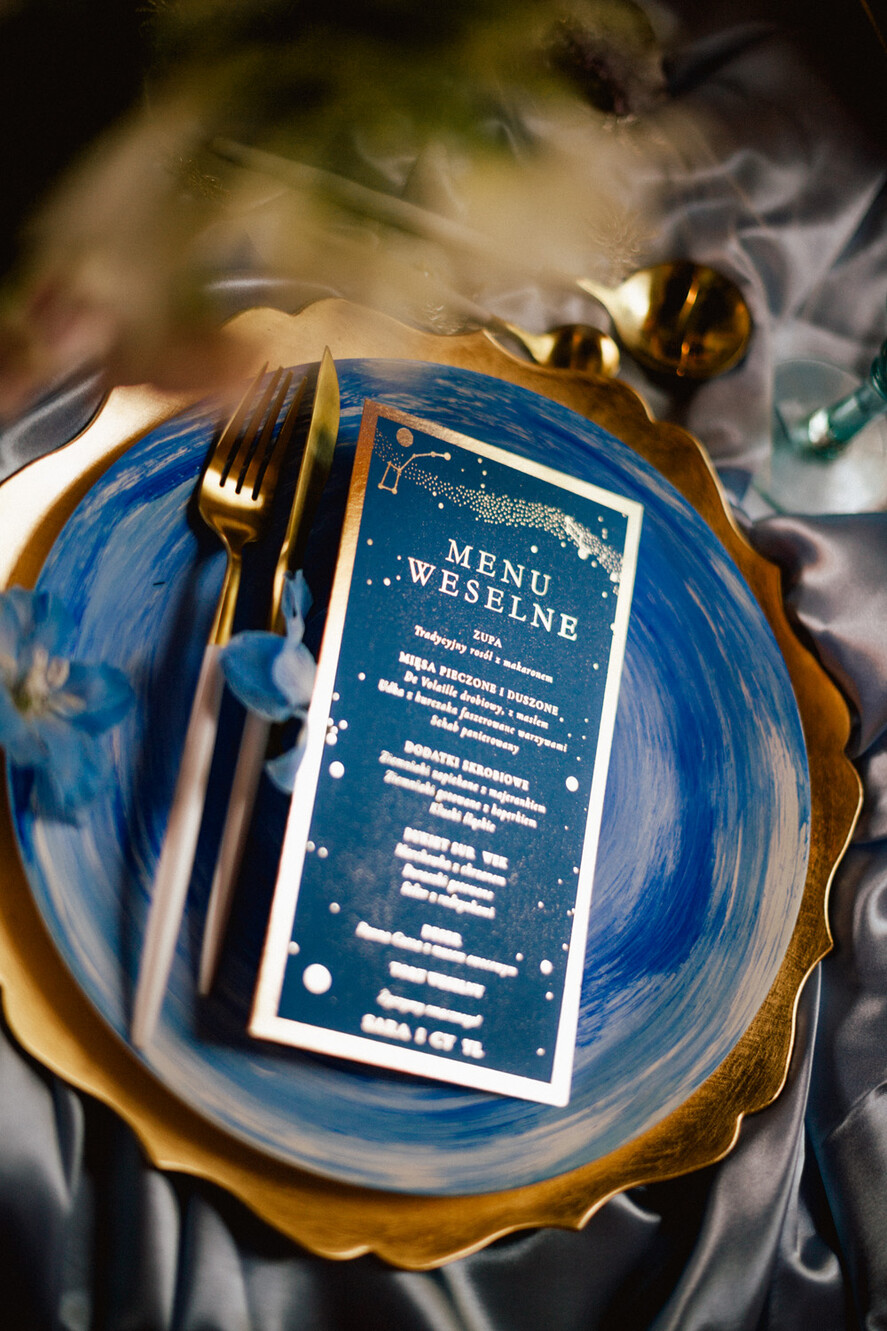 Menu glamour karta dań weselnych menu weselne plan podawania posiłków, glamour złote litery wasza treść1