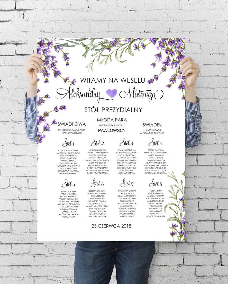 Plany stołów plan stołu plakat  tablica z planem stołów na wesele plan stołów weselnych0