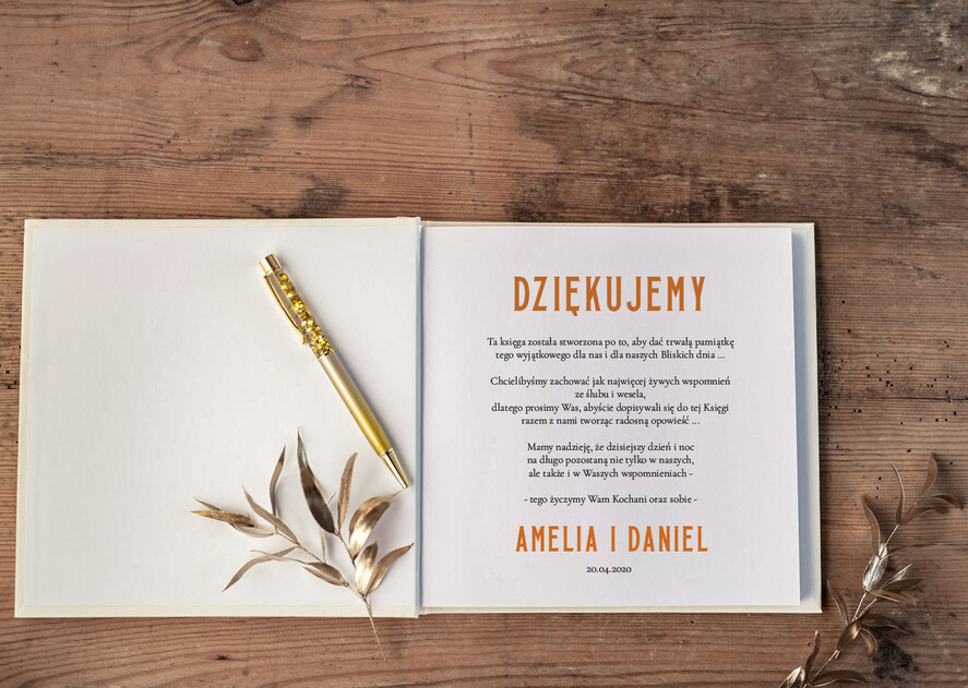 Księgi wpisów gości Rustykalne/retro księgi pamiątkowe i albumy na wpisy gości weselnych, rustykalne dopasowane do waszego stylu1