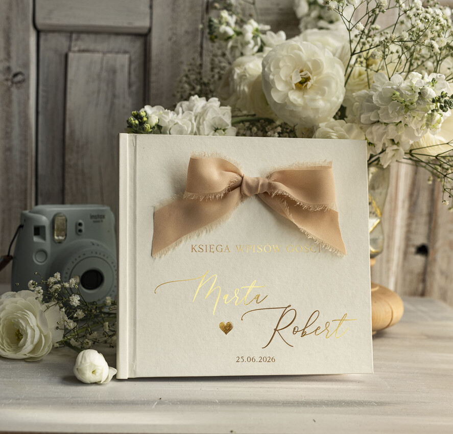 Księgi wpisów gości Rustykalne/retro Księga wpisów gości na zdjęcia z instaxa, ksiega pamiątkowa na wpisy gości weselnych i zdjęcia z fotobudki album na zdjęcia2