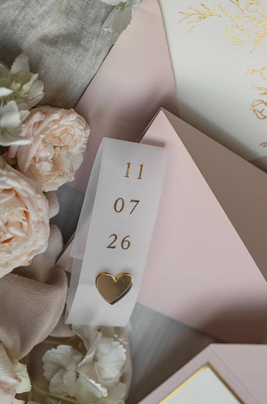 Zestawy Próbkowe próbki zaproszeń próbka eleganckie złote zaproszenia2